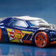 A screenshot from Hot Wheels Unleashed showing a in-game car model close up.